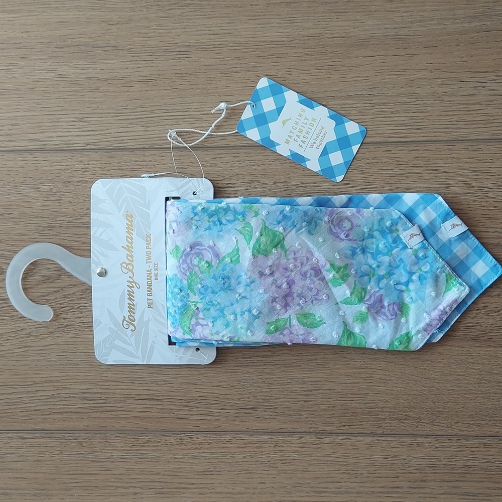 Tommy Bahama - 2 Cotton Pet Bandanas